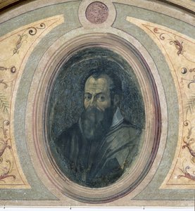 Portrait of a man, Camera della Fama by Giorgio Vasari